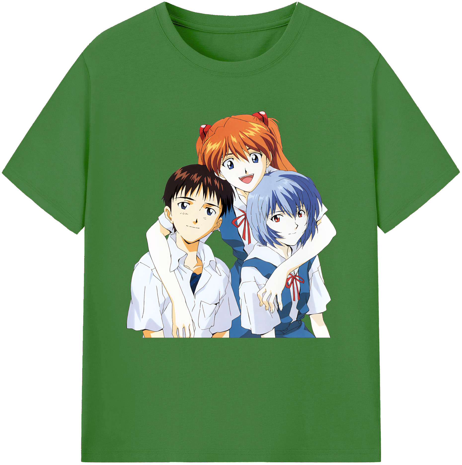 （画像用） EVA 新世紀エヴァンゲリオン レディースカジュアルプリントTシャツ（綿100％）